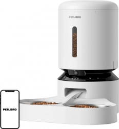 Automatický dávkovač krmiva Petlibro s kamerou a dvojitou miskou