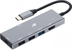 USB-C Rozbočovač 7v1 s HDMI, USB, PD a čítačkou kariet