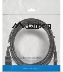 predlžovací napájací kábel IEC 320 C13 – C14 5 m čierny