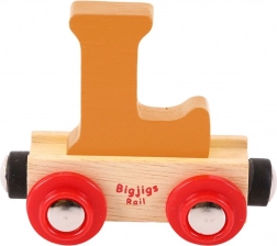 Drevený vlak Bigjigs Rail s písmenom L