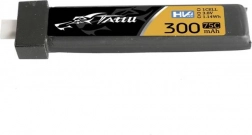 Tattu LiPo batérie 300 mAh 3,8 V 75C 1S HV BT2.0 (5 ks)