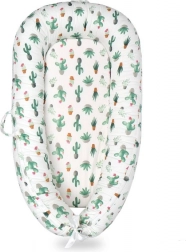 Detské hniezdo 90 × 50 cm – vzor kaktusy