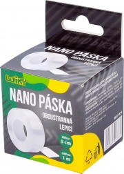 Obojstranná nano lepiaca páska 1 m × 5 cm
