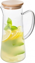 Sklenený džbán s bambusovým vekom 1,35 l
