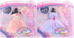 Šatočky pre bábiku s doplnkami