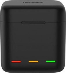 Telesin 3‑slotová nabíjačka a puzdro pre batérie GOPRO HERO 12/11/10/9