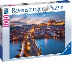 Puzzle Pohľad na Prahu v Noci 1000 dielikov
