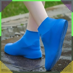 Vodeodolné silikónové návleky na topánky proti dažďu, protišmykové – veľkosť S