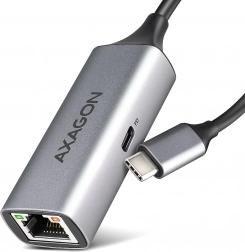 USB‑C gigabitová sieťová karta s priepustným napájaním PD 100 W AXAGON