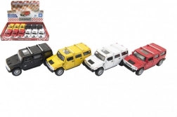 Kovový model auta Hummer H2 SUV Kinsmart 12 cm na spätný chod