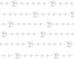 Perlová girlanda na vianočný stromček 5 m Ruhhy