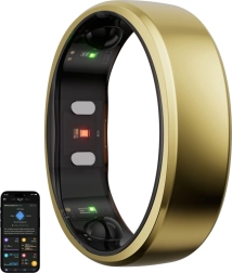Chytrý prsteň RingConn Gen 2 – zlatý, veľkosť 8