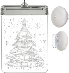 Vitraž LED 3D – vianočný stromček – Stromček