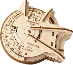 UGEARS drevený mechanický krivkomer STEM – 3D puzzle (opisometer)