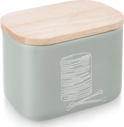 Zelená dóza na vatové tyčinky a kozmetické tampóny GREENISH