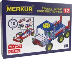 Merkur kovová stavebnica odťahové vozidlo, 217 dielikov