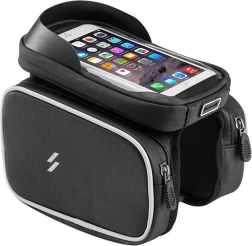 Vodoodolná rámová cyklistická brašna MalTrack s držiakom na telefón