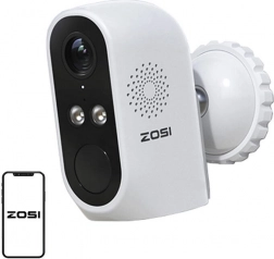 ZOSI vonkajšia wifi kamera so solárnym panelom 3 MP, IP66