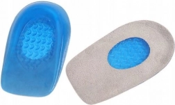 Gélové podpätky s látkovým polstrovaním veľkosť L - modré