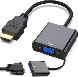 Adaptér HDMI na VGA (D-Sub) – čierny