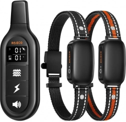 Výcvikový obojok pre psy s dosahom 1000m a dvoma obojkami