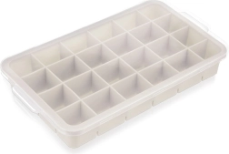 Silikónová forma na ľad s vekom, béžová 22,5 × 13 × 3 cm