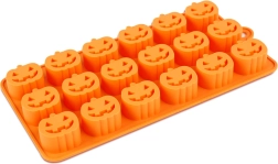 Halloweenová silikónová forma na ľad v tvare tekvíc