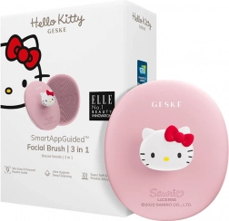 Čistiaca kefa na tvár 3v1 s rukoväťou Geske s aplikáciou Hello Kitty ružový