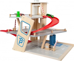 Small foot prémiové drevené parkovisko s výťahom a umyvárkou