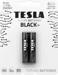 Alkalické batérie Tesla Black+ 1,5V