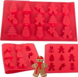 Silikónová vianočná pečúca forma