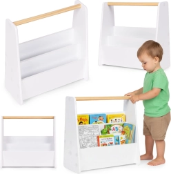 Detský Montessori regál na knihy ECOTOYS