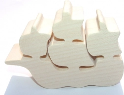 Fauna drevená loďka prírodná