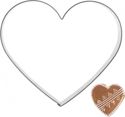 Kovové vykrajovadlo srdce 9,5 cm