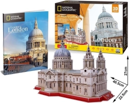 3D puzzle CUBICFUN NATIONAL GEOGRAPHIC – Katedrála svätého Pavla (107 dielikov)