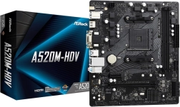 ASRock A520M-HDV microATX základná doska AM4 s HDMI/DVI/VGA a M.2