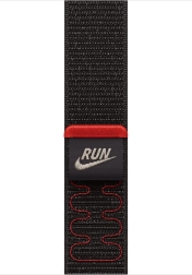 Športový remienok NIKE pre Apple Watch 46 mm – nočná čierna