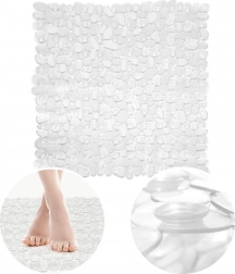 Priehľadná protišmyková sprchová podložka 52 × 52 cm ORION