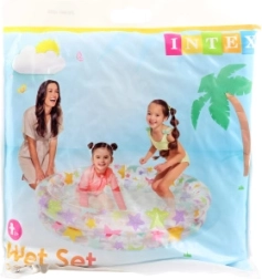 Intex nafukovací detský bazénik s letnou potlačou 122 × 25 cm