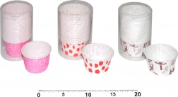 Farebné cukrárske košíčky na muffiny