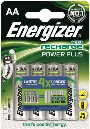 Akumulátor ENERGIZER Power Plus AA L91 2000 mAh, 4 ks