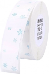 Termálne štítky Niimbot 12 × 30 mm, 210 ks – Priehľadné