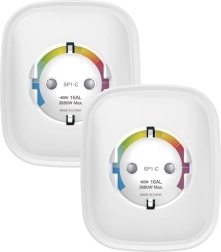 Chytrá wifi zásuvka gosund s apple homekit, dvojbalenie 16 a