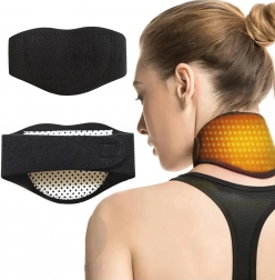 Magnetický hrejivý golier na krk s nastaviteľným zapínaním