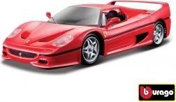 Kovový model Bburago 1:24 Ferrari F50 červená