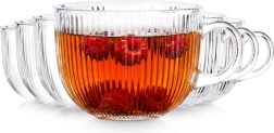 Poháre na kávu a čaj 470 ml, sada 6 ks