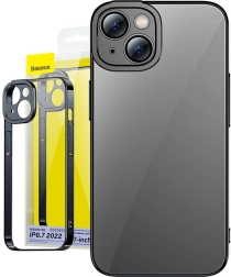 Sada priehľadného puzdra Baseus Glitter a tvrdeného skla pre iPhone 14 Plus
