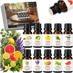 Súprava vonných olejov RUHHY 10 × 15 ml – 10 ks