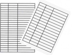 Podložka do zošita A4 linajkovaná z tvrdého plastu