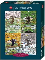 Puzzle 2000 dielikov HEYE – štyri ročné obdobia
